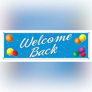 Banner “Welcome Back”